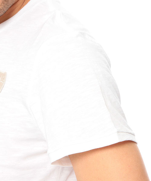 waimea(ワイメア)の「Waimea CLASSIC / ワッペン スラブクルーTシャツ(Tシャツ/カットソー・メンズ・ホワイト/ネイビー/ブルー系その他・SMALL/LARGE/MEDIUM)」の7枚目の写真