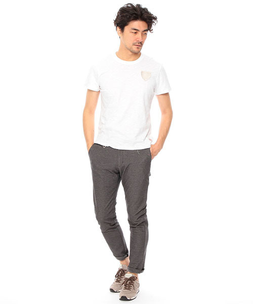 waimea(ワイメア)の「Waimea CLASSIC / ワッペン スラブクルーTシャツ(Tシャツ/カットソー・メンズ・ホワイト/ネイビー/ブルー系その他・SMALL/LARGE/MEDIUM)」の8枚目の写真