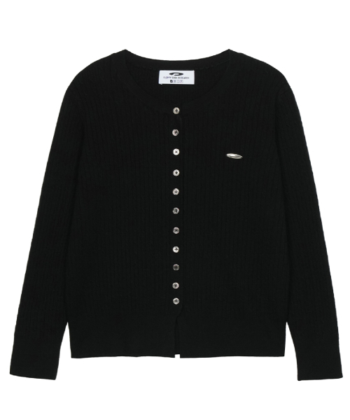 FDR（エフディーアール）の「Essential Pearl Soft Cardigan_7 Color（カーディガン/ボレロ・レディース・ネイビー/オートミール/ブラック/ワイン/スカイブルー/ライトピンク/アッシュグレー・FREE）」の8枚目の写真