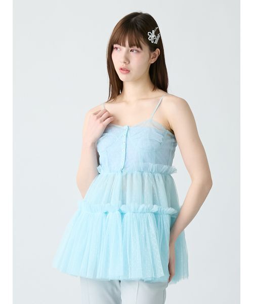 FURFUR(ファーファー)の「チュチュビスチェチュニック(その他トップス・レディース・ブラック/ライトピンク/ブルー・F)」の1枚目の写真