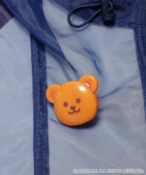 WIGGLE WIGGLE（ウィグルウィグル）の「【wiggle wiggle(ウィグルウィグル)】コラボ シアーシャカブルゾン（ブルゾン・レディース・ネイビー/アイボリー・FREE）」の19枚目の写真