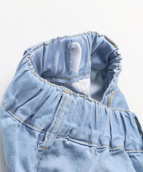 BRANSHES(ブランシェス)の「【接触冷感】ライトデニムパンツ(デニムパンツ・キッズ・サックスブルー/ネイビー/ブルー・140/150/80/130/120/100/90/110)」の9枚目の写真