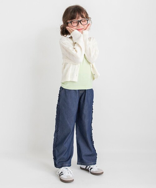 BRANSHES(ブランシェス)の「【接触冷感】ライトデニムパンツ(デニムパンツ・キッズ・サックスブルー/ネイビー/ブルー・140/150/80/130/120/100/90/110)」の13枚目の写真