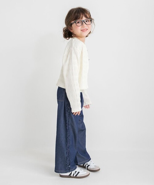BRANSHES(ブランシェス)の「【接触冷感】ライトデニムパンツ(デニムパンツ・キッズ・サックスブルー/ネイビー/ブルー・140/150/80/130/120/100/90/110)」の14枚目の写真