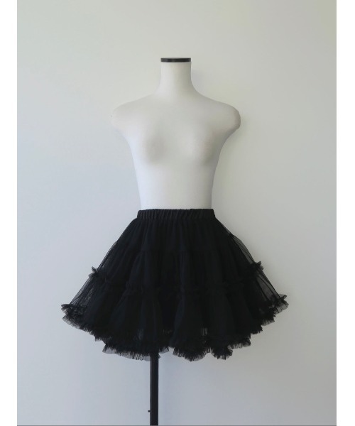 AMOMMA(アモマ)の「AUDREY TIERED TULLE SKIRT(スカート・レディース・アイボリー/ブラック・FREE)」の22枚目の写真