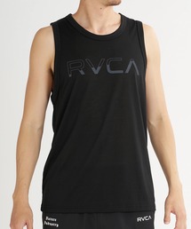 RVCA/ルーカ タンクトップ ロゴ バックプリント 速乾 軽量 ストレッチ BG04A354