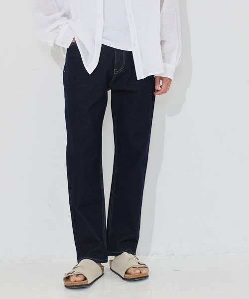 coca(coca)(コカ)の「【WEB限定セール】ストレッチデニム5ポケットスリムパンツ(デニムパンツ・メンズ・インディゴブルー/ブラック/ライトブルー・L/M/XL)」の6枚目の写真