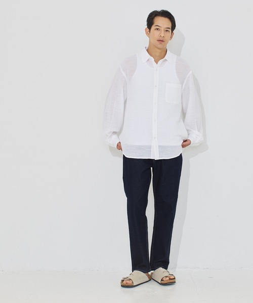 coca(coca)(コカ)の「【WEB限定セール】ストレッチデニム5ポケットスリムパンツ(デニムパンツ・メンズ・インディゴブルー/ブラック/ライトブルー・L/M/XL)」の7枚目の写真