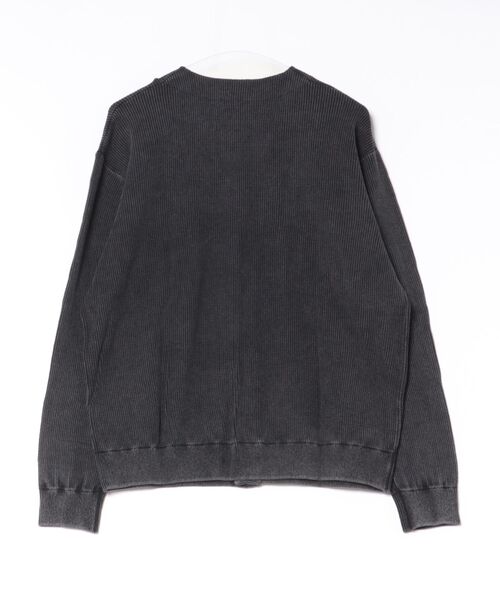 HIGH! STANDARD（ハイスタンダード）の「Healthknit × HIGH! STANDARD /コットンニット カーディガン（カーディガン/ボレロ・メンズ・アイボリー/ブラック/イエロー/ネイビー・M/L）」の20枚目の写真