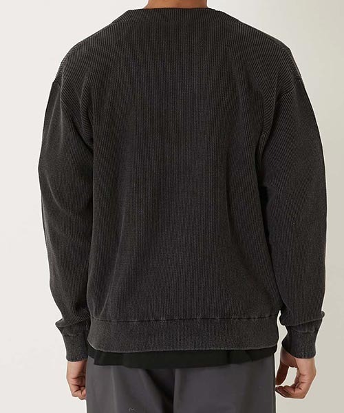 HIGH! STANDARD（ハイスタンダード）の「Healthknit × HIGH! STANDARD /コットンニット カーディガン（カーディガン/ボレロ・メンズ・アイボリー/ブラック/イエロー/ネイビー・M/L）」の8枚目の写真