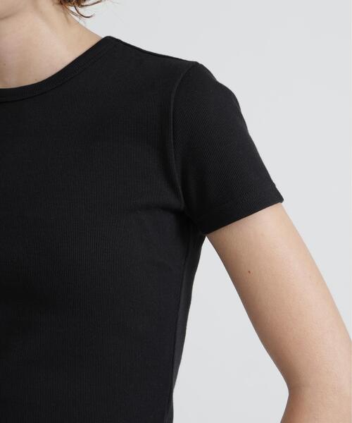 AVIREX(アヴィレックス)の「《DAILY/WOMAN》 S/S CREW NECK T-SHIRT(Tシャツ/カットソー・レディース・ホワイト/ブラック・M/S)」の9枚目の写真