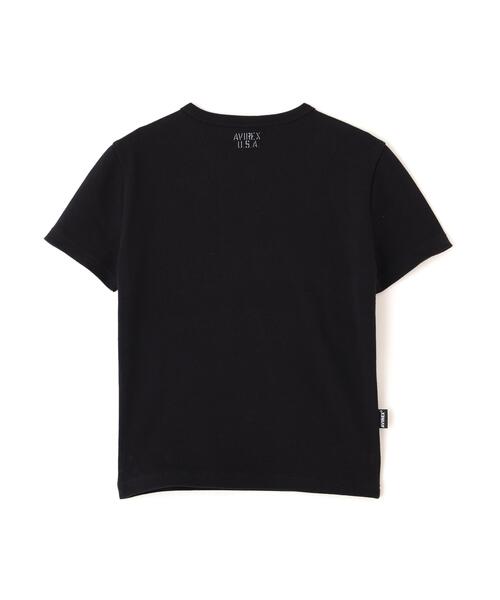 AVIREX(アヴィレックス)の「《DAILY/WOMAN》 S/S CREW NECK T-SHIRT(Tシャツ/カットソー・レディース・ホワイト/ブラック・M/S)」の15枚目の写真