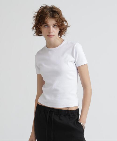 AVIREX(アヴィレックス)の「《DAILY/WOMAN》 S/S CREW NECK T-SHIRT(Tシャツ/カットソー・レディース・ホワイト/ブラック・M/S)」の17枚目の写真