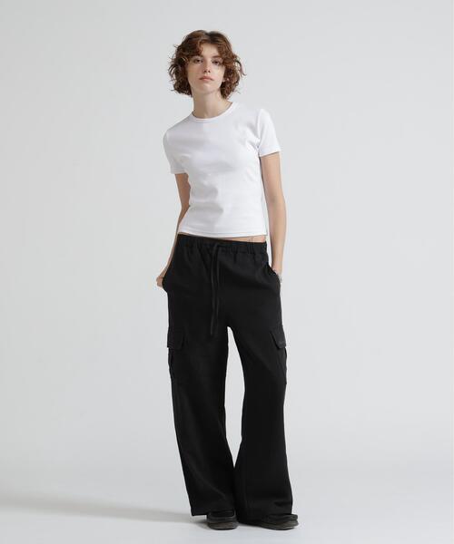 AVIREX(アヴィレックス)の「《DAILY/WOMAN》 S/S CREW NECK T-SHIRT(Tシャツ/カットソー・レディース・ホワイト/ブラック・M/S)」の20枚目の写真
