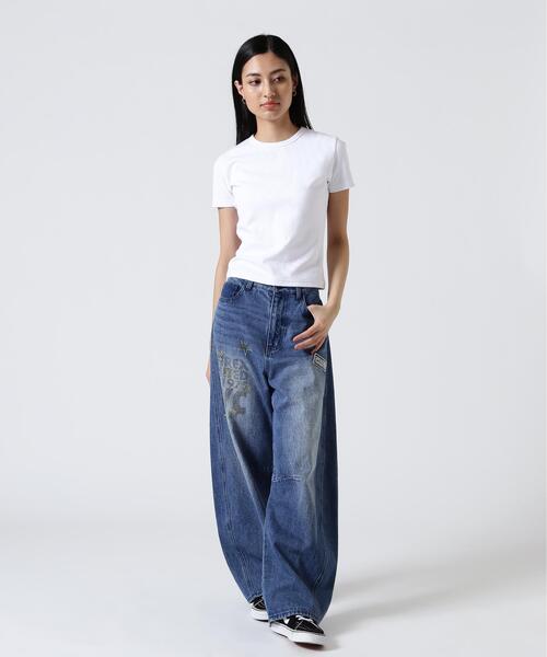 AVIREX(アヴィレックス)の「《DAILY/WOMAN》 S/S CREW NECK T-SHIRT(Tシャツ/カットソー・レディース・ホワイト/ブラック・M/S)」の22枚目の写真