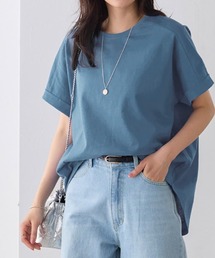汗ジミ防止ターンバックオーバーTシャツ