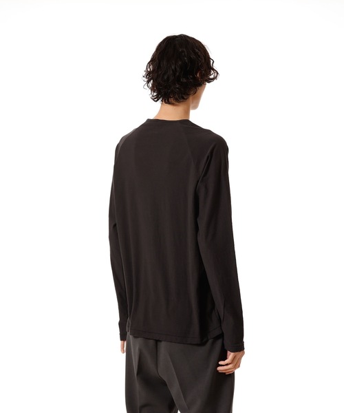 ATTACHMENT（アタッチメント）の「37/1 ラフィージャージー ラグランスリーブ TEE / 37/1 RAFFY JERSEY RAGLAN SLEEVE TEE（Tシャツ/カットソー・メンズ・ブラック/ホワイト/ライトグリーン・1/3/2/4）」の6枚目の写真