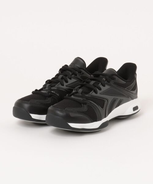 Reebok(リーボック)の「Reebok リーボック EASYTONE レディーススニーカー ウォーキングシューズ(イージートーン) 169099 100274313 ブラック/ブラック/ホワイト(スニーカー・レディース・ブラック×ホワイト・23.0cm/23.5cm/24.0cm/24.5cm/25.0cm/22.5cm)」の1枚目の写真