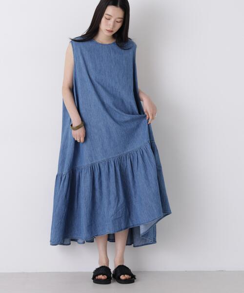 Healthy denim(ヘルシーデニム)の「Healthy DENIM/Pitaya(ワンピース・レディース・ブルー・0/1)」の3枚目の写真