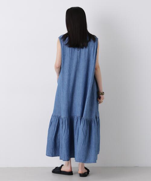 Healthy denim(ヘルシーデニム)の「Healthy DENIM/Pitaya(ワンピース・レディース・ブルー・0/1)」の7枚目の写真