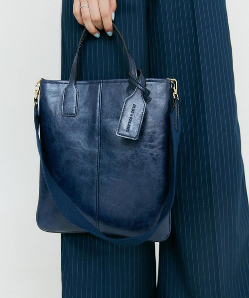 BLUE×PALANG（ブルーパラン）の「NUANCE PC TOTE BAG（トートバッグ・レディース・ライトブルー/ネイビー・FREE）」の2枚目の写真