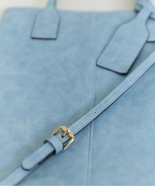 BLUE×PALANG（ブルーパラン）の「NUANCE PC TOTE BAG（トートバッグ・レディース・ライトブルー/ネイビー・FREE）」の12枚目の写真