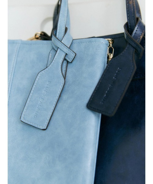 BLUE×PALANG（ブルーパラン）の「NUANCE PC TOTE BAG（トートバッグ・レディース・ライトブルー/ネイビー・FREE）」の19枚目の写真