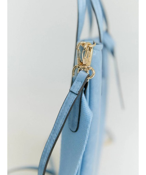 BLUE×PALANG（ブルーパラン）の「NUANCE PC TOTE BAG（トートバッグ・レディース・ライトブルー/ネイビー・FREE）」の20枚目の写真