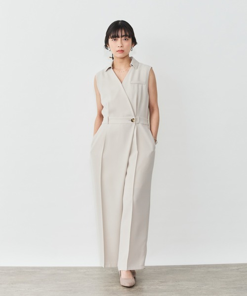 Sirin(シリン)の「ノースリカシュクールオールインワン【2サイズ展開】(つなぎ/オールインワン・レディース・ベージュ/ネイビー・XS/S)」の19枚目の写真