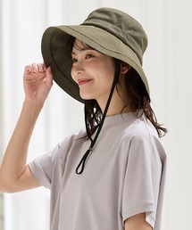Honeys | 【ＵＶカット・汗止めテープ・接触冷感・軽量・ポケッタブル】風で飛びにくいハット(ハット)