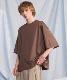 《UNISEX》Suvin GIZA Cotton Prime-Over Short-sleeved T-shirt/スヴィンギザコットンプライムオーバーショートスリーブTシャツ【MAISON SPECIAL/メゾンスペシャル】