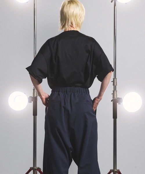 MAISON SPECIAL(メゾンスペシャル)の「《UNISEX》Suvin GIZA Cotton Prime-Over Short-sleeved T-shirt/スヴィンギザコットンプライムオーバーショートスリーブTシャツ【MAISON SPECIAL/メゾンスペシャル】(Tシャツ/カットソー・メンズ・ブラック/モカ/ピンク/ホワイト/ライトブルー・1/0/2)」の10枚目の写真