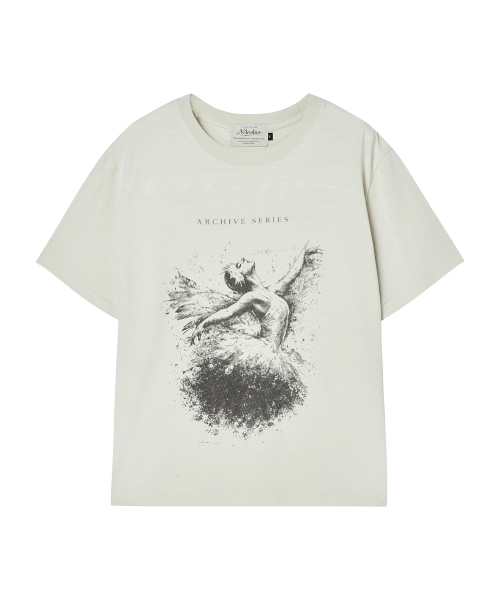 Beyond Closet（-）の「[COLLECTION LINE] シェドウスワンウォッシュド半袖Tシャツアイボリー（Tシャツ/カットソー・メンズ・その他・MEDIUM/LARGE）」の2枚目の写真