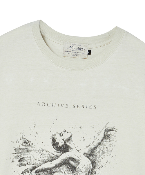 Beyond Closet（-）の「[COLLECTION LINE] シェドウスワンウォッシュド半袖Tシャツアイボリー（Tシャツ/カットソー・メンズ・その他・MEDIUM/LARGE）」の4枚目の写真
