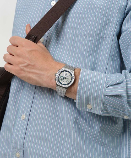 SWATCH(スウォッチ)の「MIDNIGHT IN THE MIRROR/MIDDAY IN THE MIRROR(アナログ腕時計・レディース・ブルー/ライトブルー・FREE)」の12枚目の写真