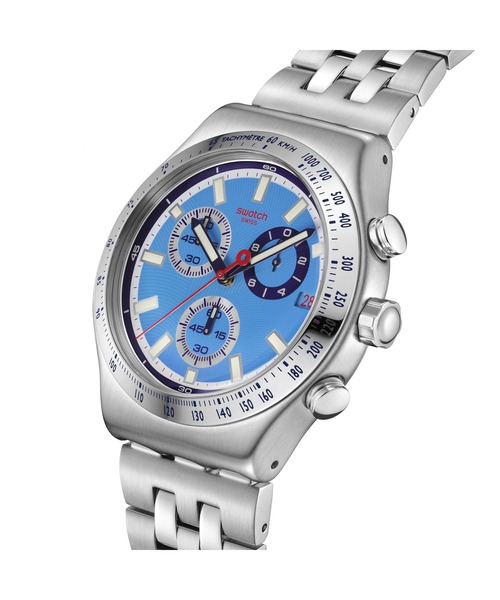 SWATCH(スウォッチ)の「MIDNIGHT IN THE MIRROR/MIDDAY IN THE MIRROR(アナログ腕時計・レディース・ブルー/ライトブルー・FREE)」の3枚目の写真