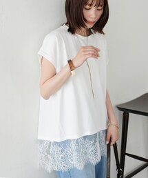 【WEB限定】ヒゲレースフレンチチュニック