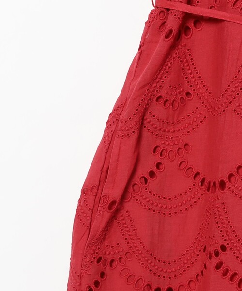 Demi-Luxe BEAMS（デミルクス ビームス）の「ne Quittez pas / ボイル ドット ノースリーブ ワンピース〈RED、ROYAL〉（ワンピース・レディース・レッド/ブルー系その他3・MEDIUM）」の11枚目の写真