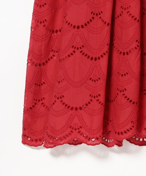 Demi-Luxe BEAMS（デミルクス ビームス）の「ne Quittez pas / ボイル ドット ノースリーブ ワンピース〈RED、ROYAL〉（ワンピース・レディース・レッド/ブルー系その他3・MEDIUM）」の12枚目の写真