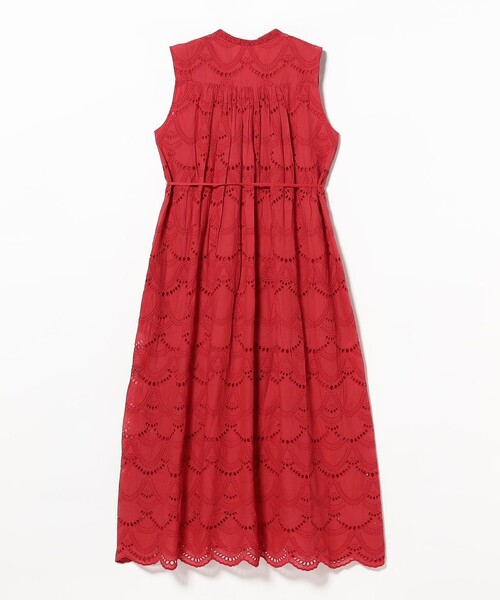 Demi-Luxe BEAMS（デミルクス ビームス）の「ne Quittez pas / ボイル ドット ノースリーブ ワンピース〈RED、ROYAL〉（ワンピース・レディース・レッド/ブルー系その他3・MEDIUM）」の13枚目の写真