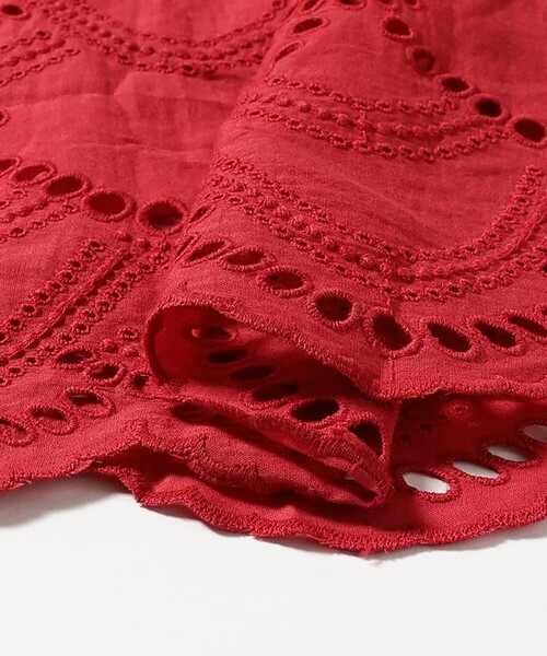 Demi-Luxe BEAMS（デミルクス ビームス）の「ne Quittez pas / ボイル ドット ノースリーブ ワンピース〈RED、ROYAL〉（ワンピース・レディース・レッド/ブルー系その他3・MEDIUM）」の14枚目の写真