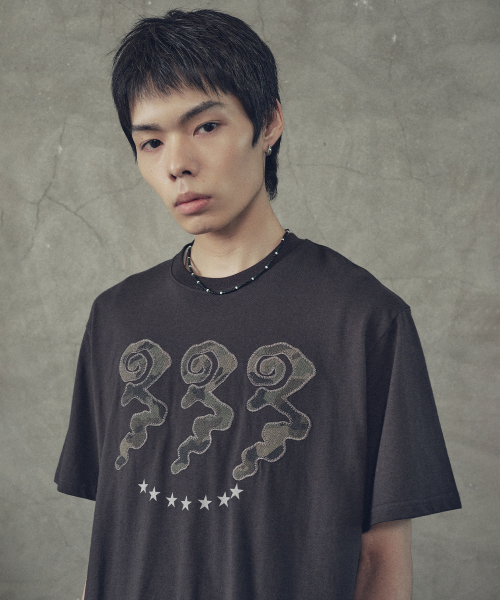 SUPERSUB(スーパーサブ)の「333スター 半袖Tシャツ-チャコール(Tシャツ/カットソー・レディース・その他・SMALL/MEDIUM/LARGE)」の7枚目の写真