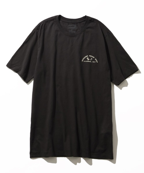 patagonia（パタゴニア）の「【Patagonia/パタゴニア】REPAIR SHOP T-SHIRT / リペアショップ 半袖Tシャツ（Tシャツ/カットソー・メンズ・スミクロ・S/M/L/XL/XXL）」の2枚目の写真