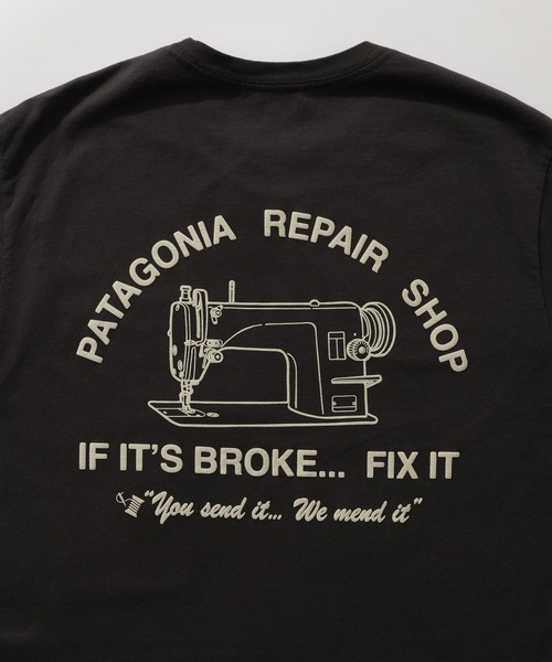 patagonia（パタゴニア）の「【Patagonia/パタゴニア】REPAIR SHOP T-SHIRT / リペアショップ 半袖Tシャツ（Tシャツ/カットソー・メンズ・スミクロ・S/M/L/XL/XXL）」の7枚目の写真