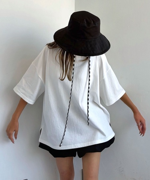 CHERI since1985(シェリ)の「オーバーサイズデイリーハグtee(Tシャツ/カットソー・レディース・レッド/ホワイト/ブラック・FREE)」の16枚目の写真