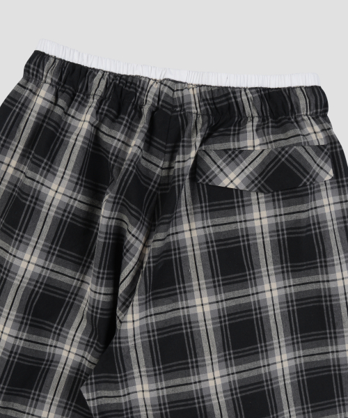 Verdnt（バーダント）の「チェックレイヤードワンタックワイドパンツ[ブラック]（その他パンツ・レディース・その他・SMALL/MEDIUM）」の10枚目の写真