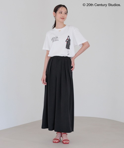 Andemiu(アンデミュウ)の「【Andrea Sachs】Graphic Print T-Shirt/678934(Tシャツ/カットソー・レディース・ホワイト系その他5・FREE)」の2枚目の写真