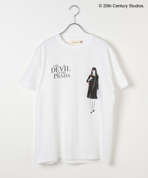 Andemiu(アンデミュウ)の「【Andrea Sachs】Graphic Print T-Shirt/678934(Tシャツ/カットソー・レディース・ホワイト系その他5・FREE)」の4枚目の写真