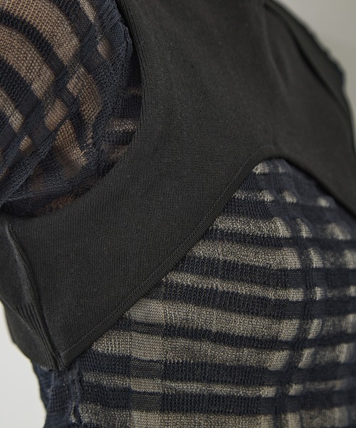 TAN（タン）の「[TAN/タン]CURVED HEM KNIT TOPS（ニット/セーター・レディース・ブラック/レッド/アイボリー・FREE）」の20枚目の写真