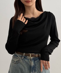 CENEA(�Z�l�A)�̃V�����_�[�M���U�[�h���[�v�g�b�v�X+���[�X�t���L���~�\�[���Z�b�g(T�V���c/�J�b�g�\�[)